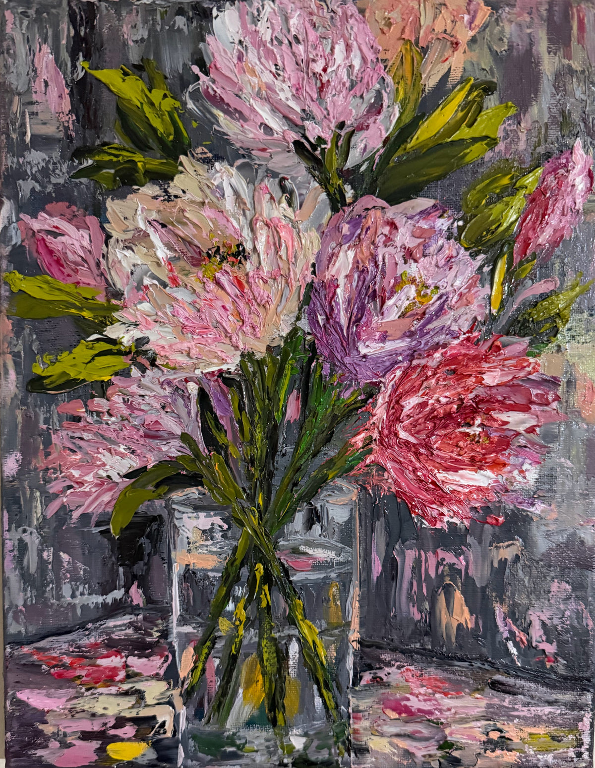 Textured Floral Impressionism