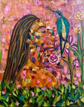 Lady with Hummingbird