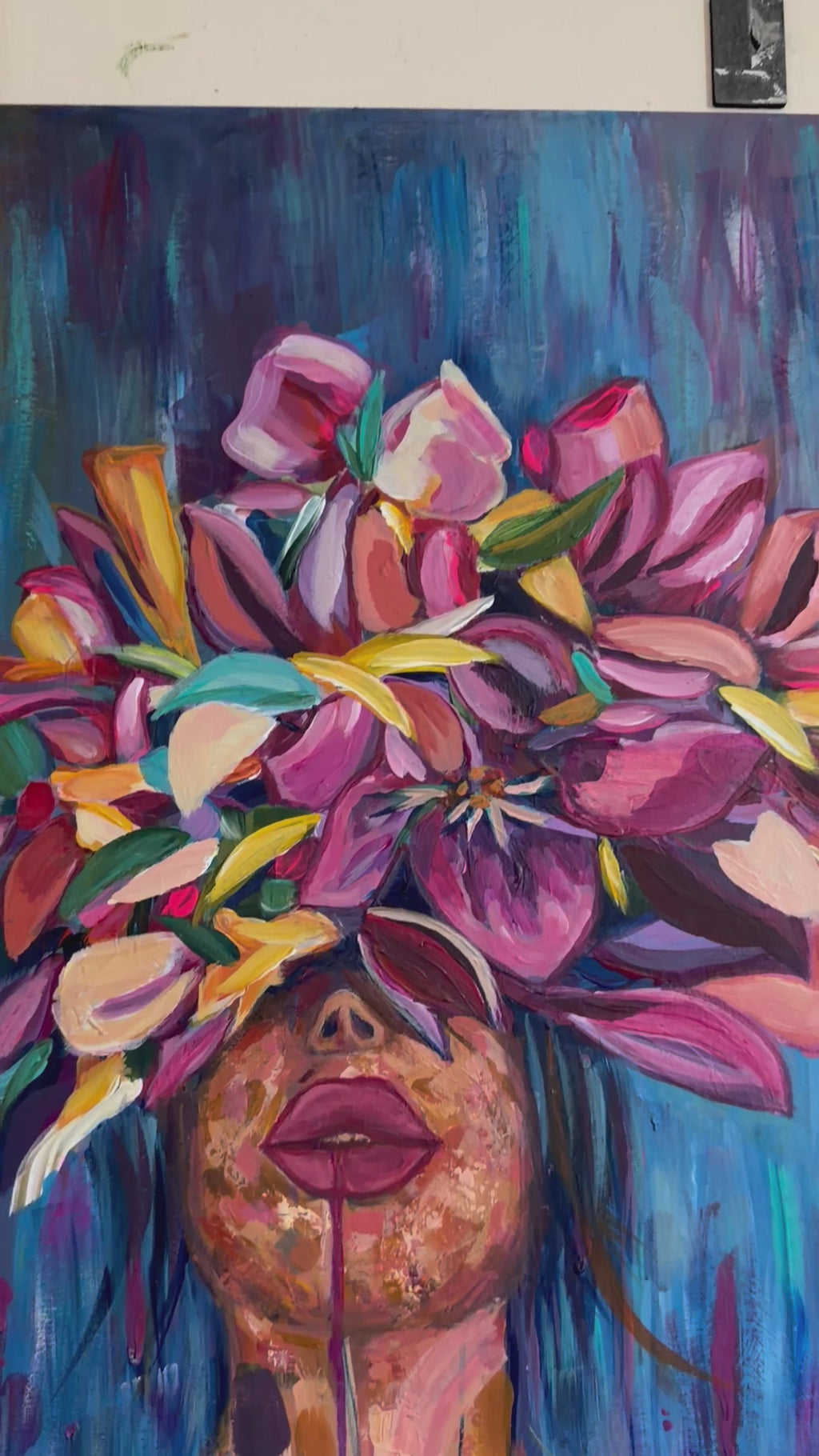 Lady with Floral Headdress