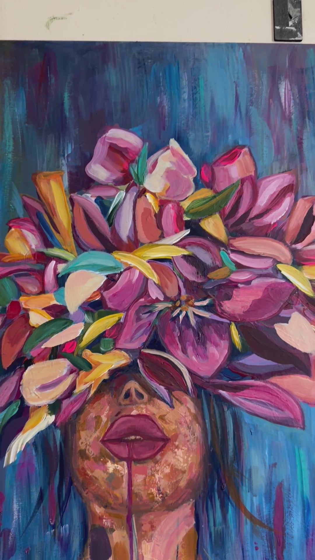 Lady with Floral Headdress